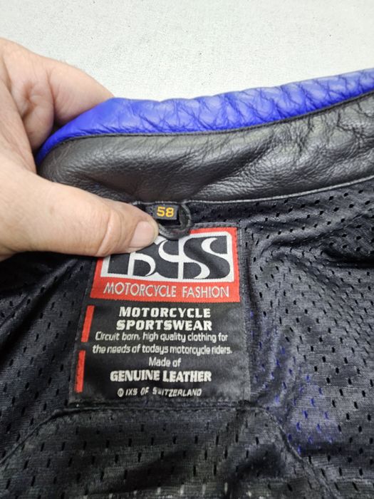 Geacă moto din piele IXS 58 XXL