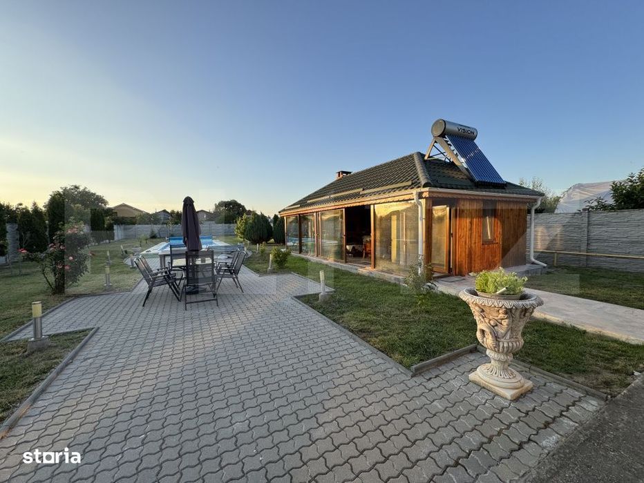Casa P+E1+M, 255 mp utili, piscina, toate utilitatile, Braniste