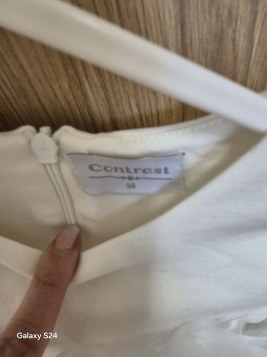 Бяла детска рокля Кръщене