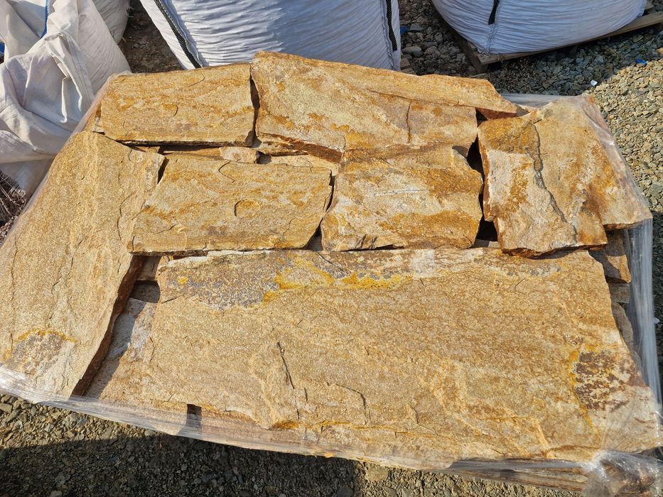 Piatra decorativa poligonala/travertin, pietricele de gradina