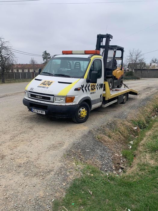 Tractari auto utilaje agricole stivuitoare dube XXL