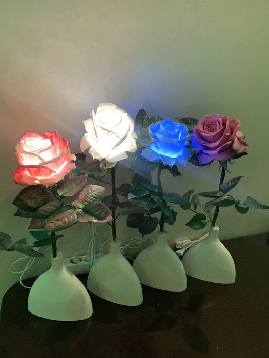 интерьерный светильник роза