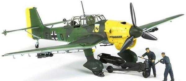 Сборная модель самолета Junkers Ju 87 B-1 Stuka (Heller 1:72)