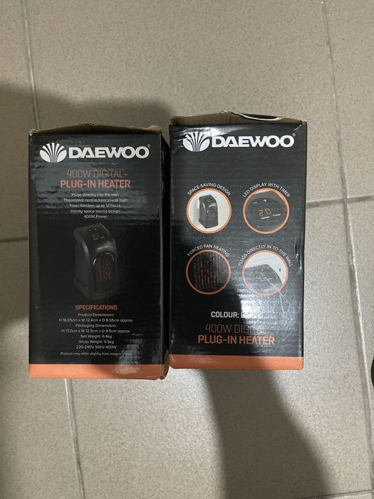 Daewoo 400W plug-in heather
