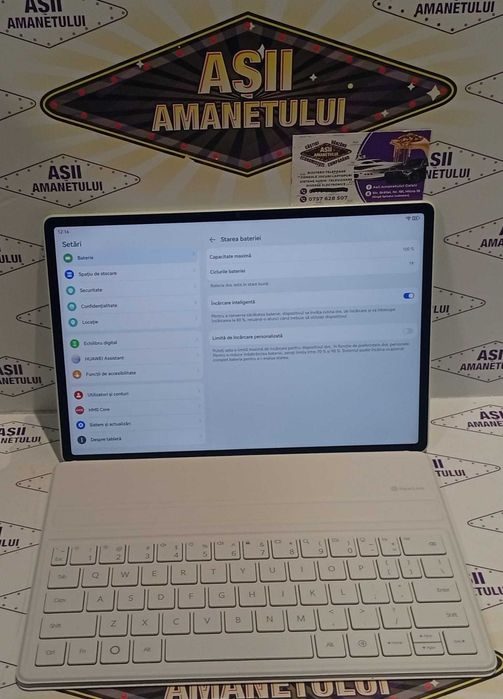Tableta Huawei MatePad 12 X, 12", PaperMatte Edition, 12GB RAM, 256GB, Tastatura si husa
