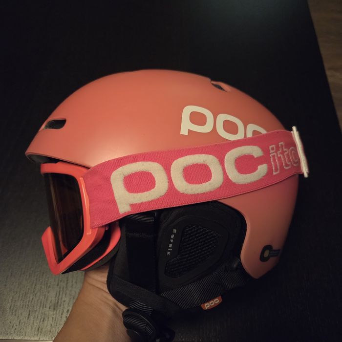 POC Детска каска + очила,, Оригипален комплект, размер XS/S, (51-54