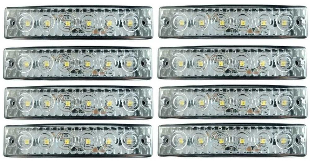 1 бр. диодни Лед LED габарити светлини лампи 12-24V 3 цвята