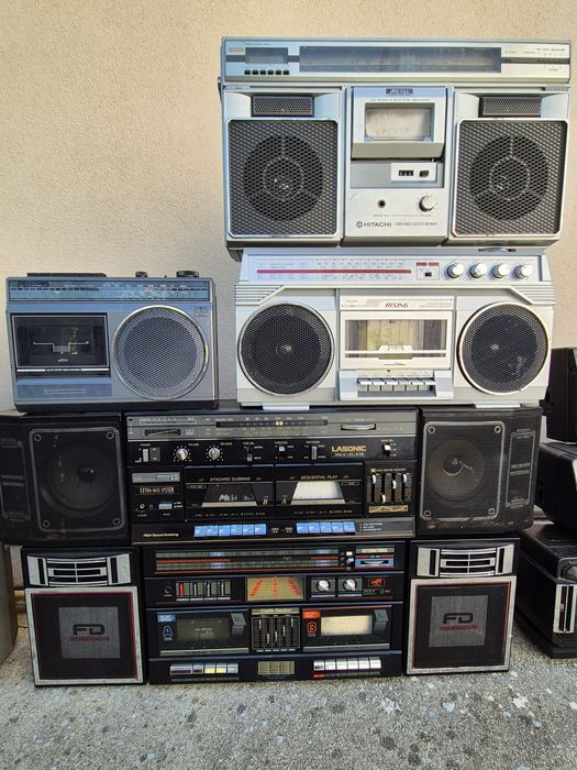 Boombox касетофони Sharp Hitachi Lasonic  / бартер /