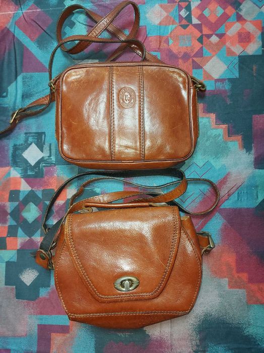 Genti vechi confectionate din piele, modele deosebite