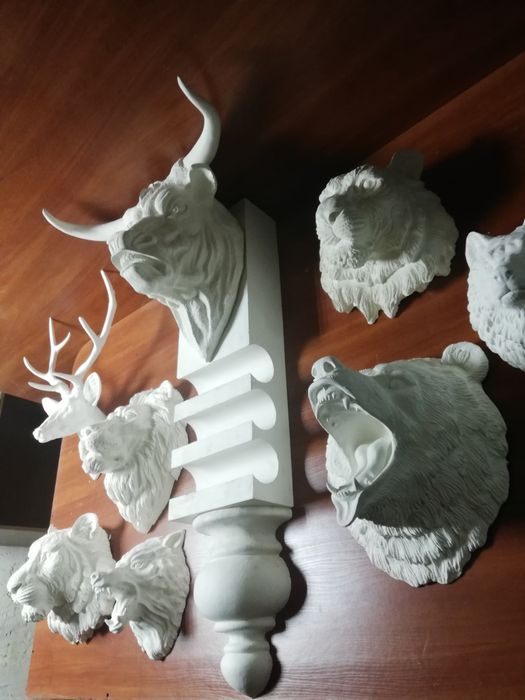 Головы животных декор на стену.