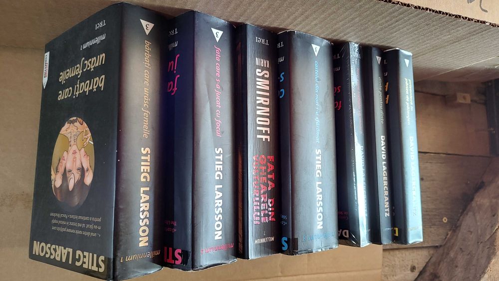 Stieg Larson; David Lagercrantz - seria Millenium (7 titluri)