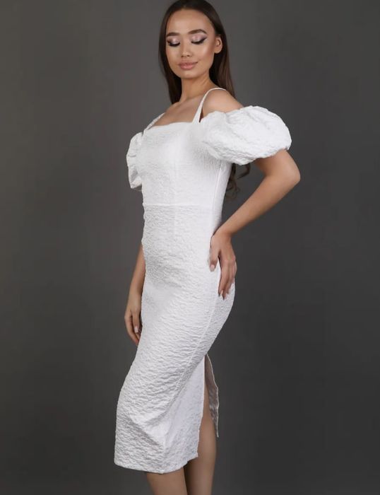 Белое платье 44 размер