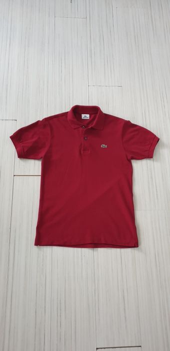 Lacoste Pique Cotton Mens Size 3 - S НОВО! ОРИГИНАЛ! Мъжка Тениска!
