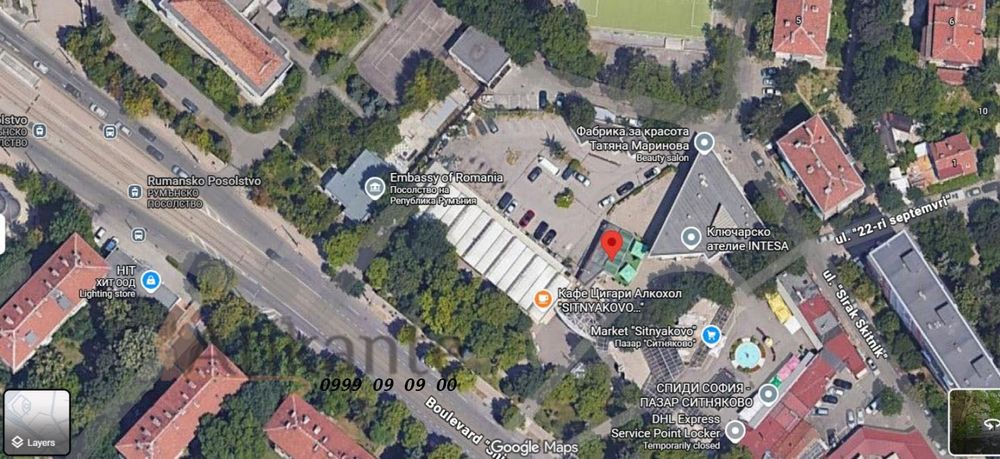 Магазин в София-Гео Милев площ 70 цена 999