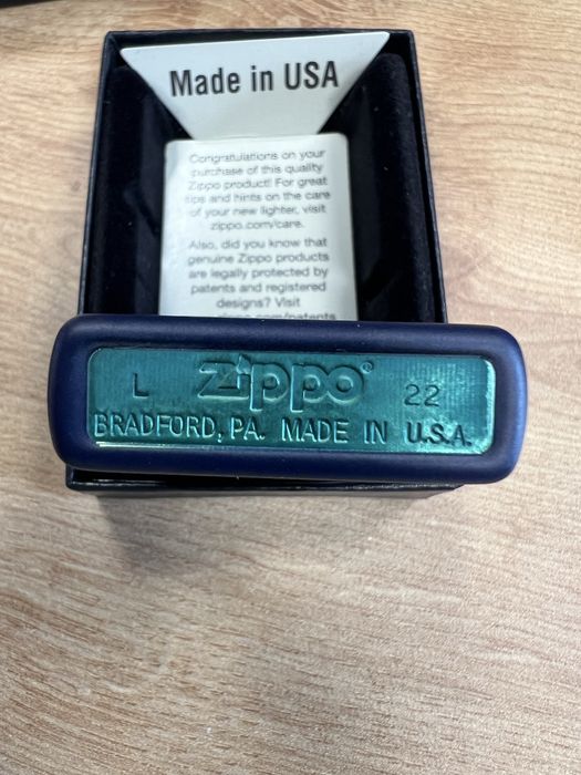 Bricheta Zippo Navy Blue Matte