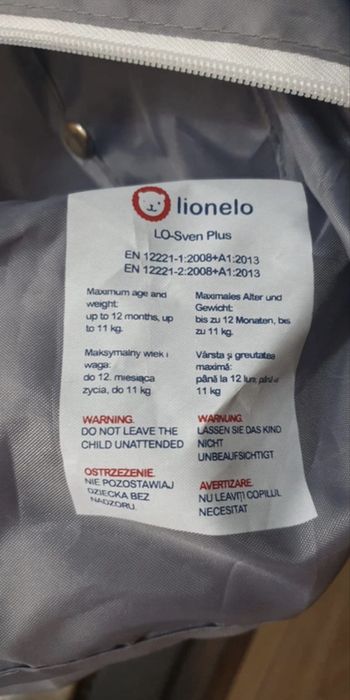 Pătuț Lionelo Sven plus.