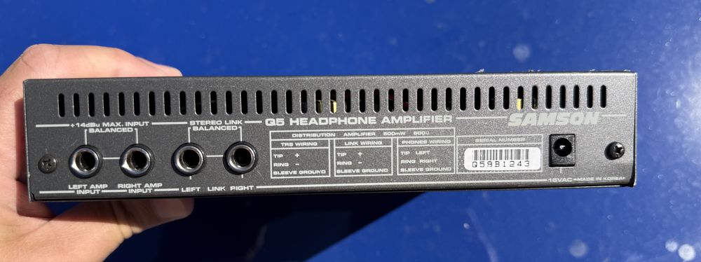 Amplificator casti Samson Q5 5 canale