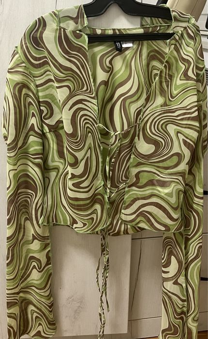 Long sleeve Mesh shirt h&m