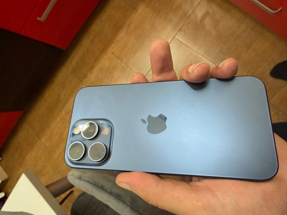 Vand Iphone 15 Pro Max, nou, 256GB, Blue Titanium