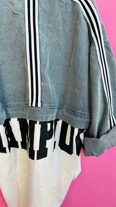 Cămașă sport damă unică (blug + 23, model oversize)