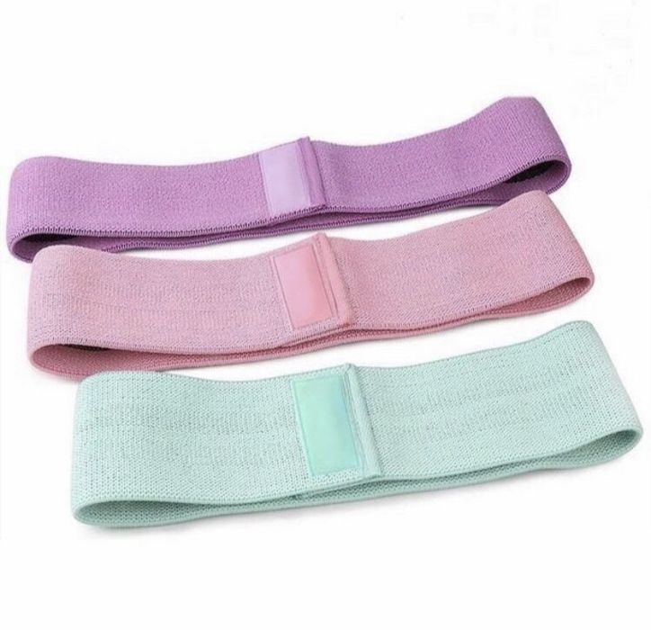 Тканевые фитнес резинки 3в1