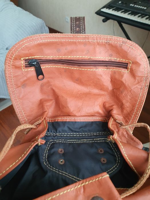 Городской кожаный рюкзак