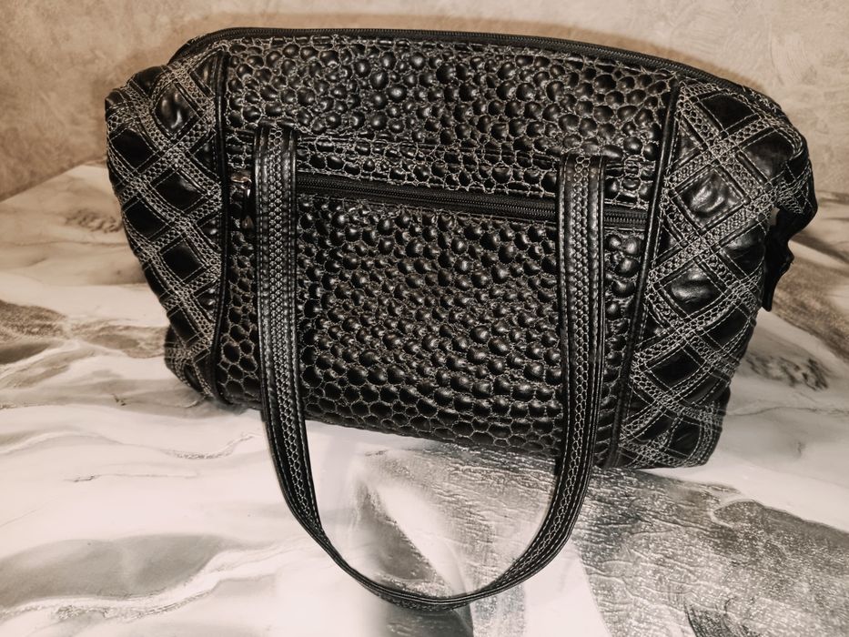 Кожаная сумка ручная работа.