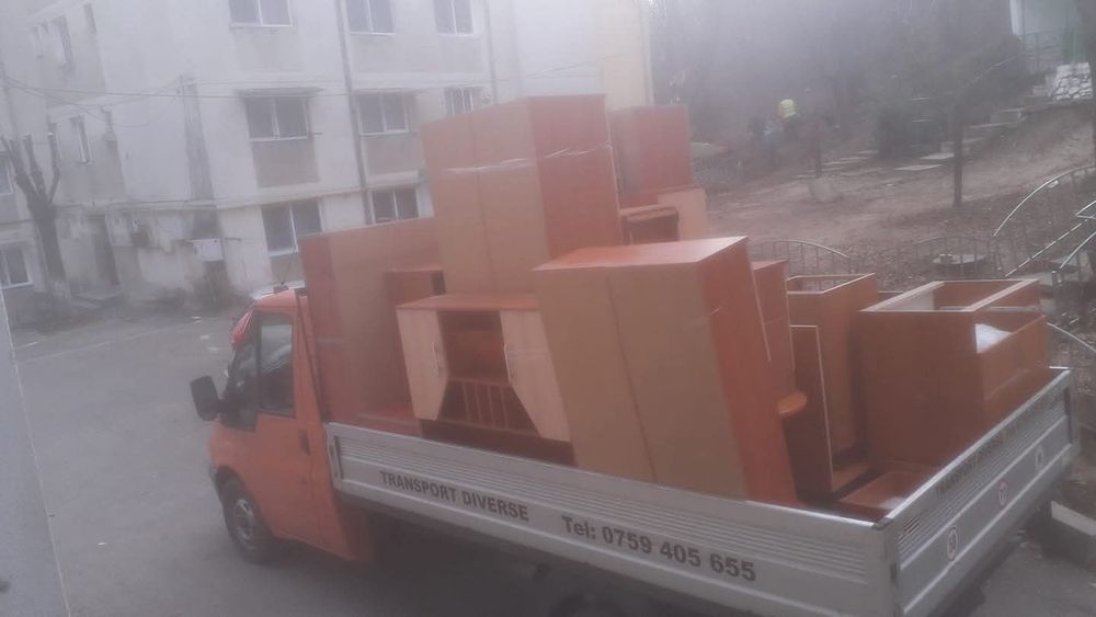 Transport debarasare mutări mobila electrocasnice moloz moluz