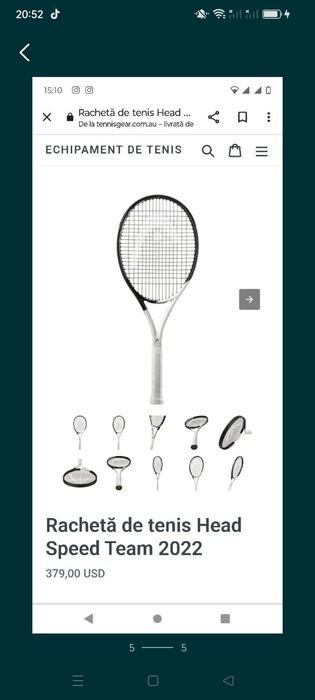 Rachetă head extreme . Aproape nouă 

Folosită de 3 ori.

500 lei cu t