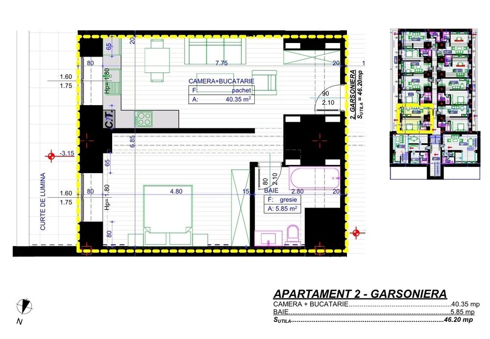 Apartament doua camere