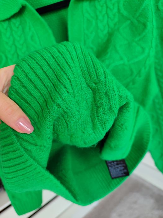 Пуловер H&M зелен