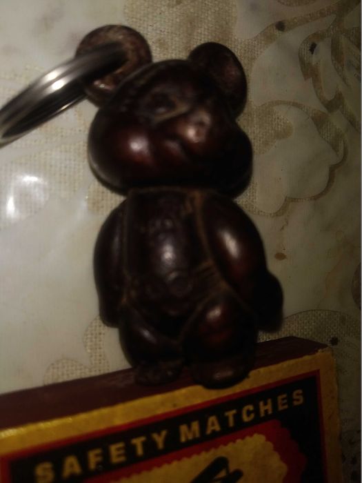 Мишка  олимпийский брелок