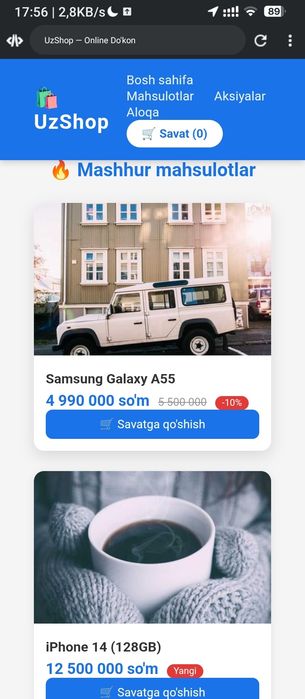 Web sayt sotiladi