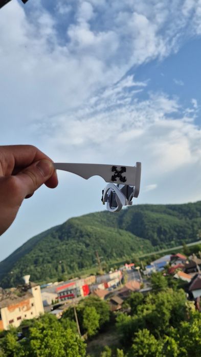Ochelari de soare Off White Cady albi