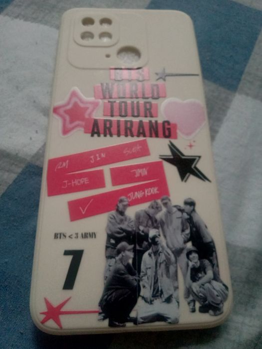 Redmi 10c чехол BTS world tour arirang