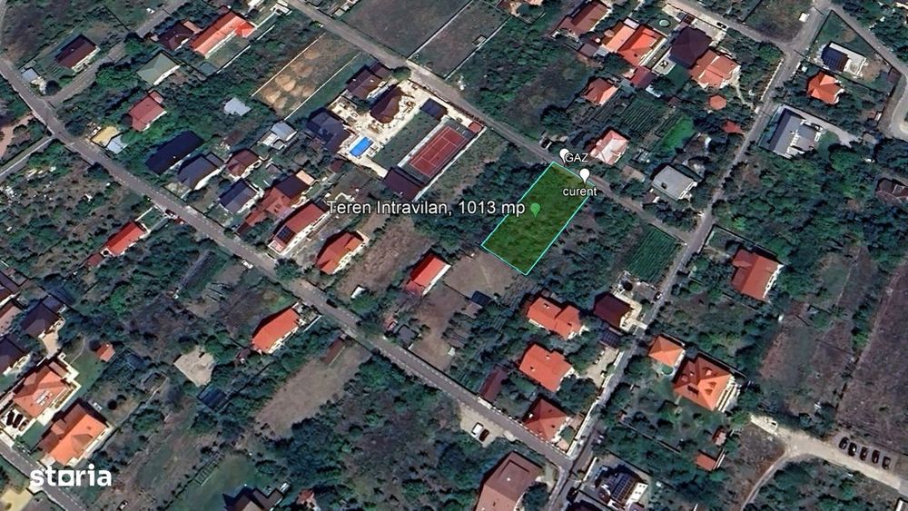 Teren intravilan, 1013 mp, in Pasarea, Branesti