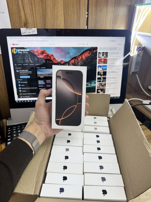 iPhone 16pro desert titanium 128gb dual sim NEW