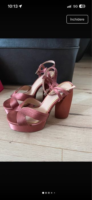 Pantofi zara roz