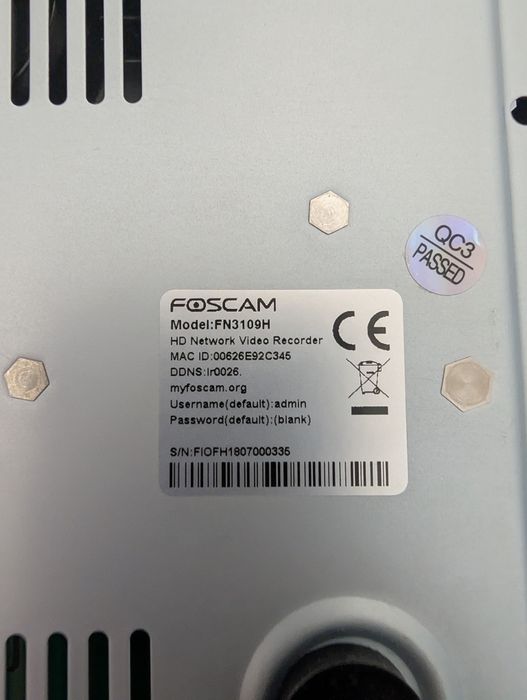 NVR Foscam 9 canale model FN3109H