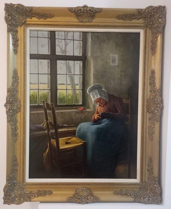 Tablou Ulei pe pânză,o lucrare veche semnată de o foarte buna calitat