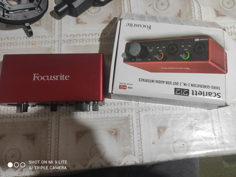 Звуковая карта focusrite scarlet 2i2 3gen