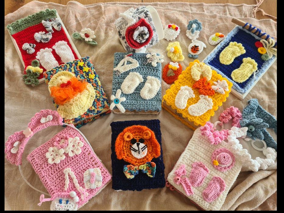 Дървена кутийка с плетиво - ръчна изработка .