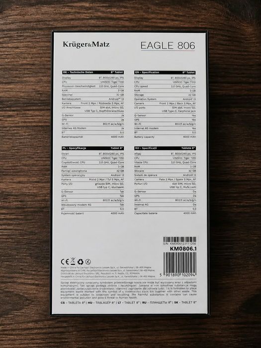 Tablet Krüger&Matz Eagle 806