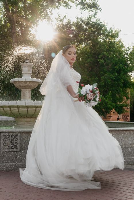 Платье свадебное Лебедь