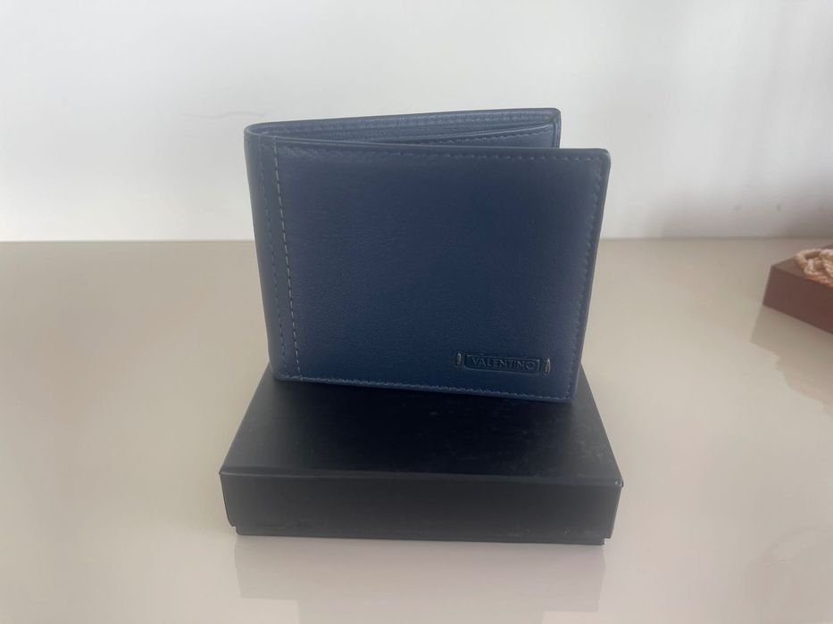 Mъжко портмоне естествена кожа Марио Валентино