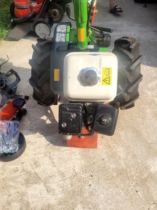 Motocultor cu plug si freza