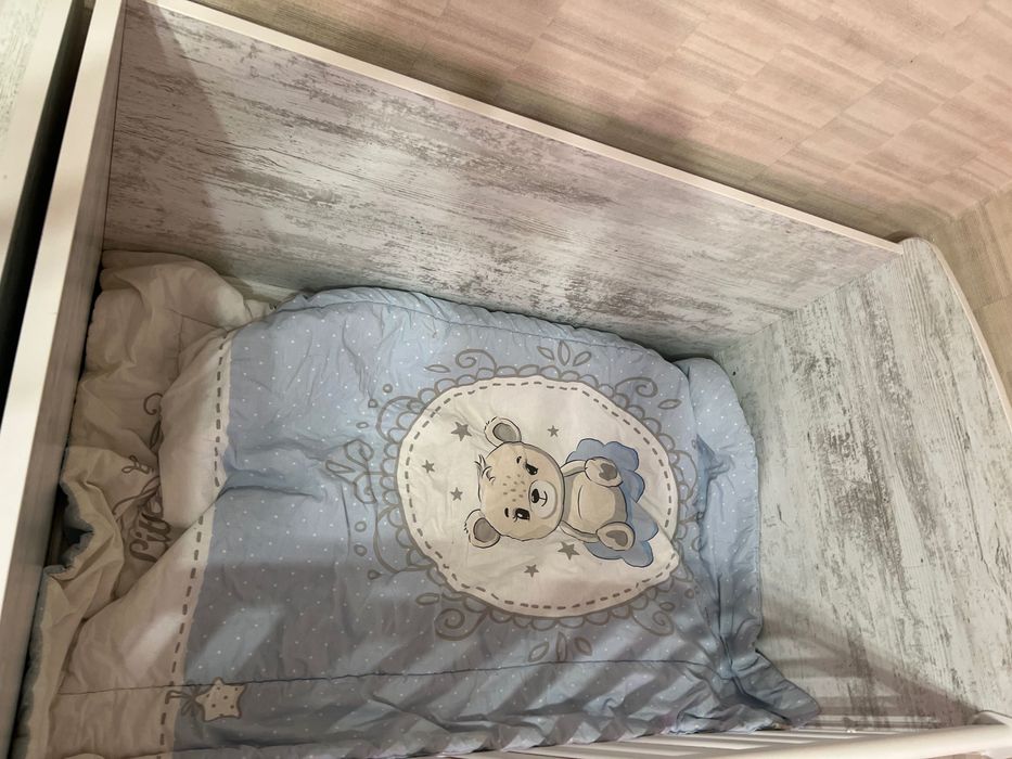 Бебешка кошара 3в1 като нова