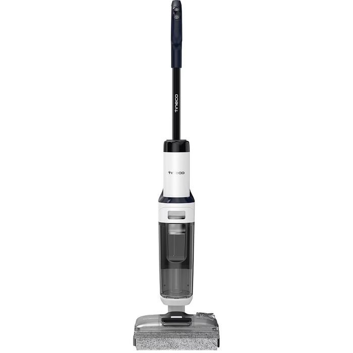 Aspirator vertical cu spalare TINECOS5 Stretch Extreme FW412500DE, 0.8l, 21.6V, autonomie max 40 min, alb-negru