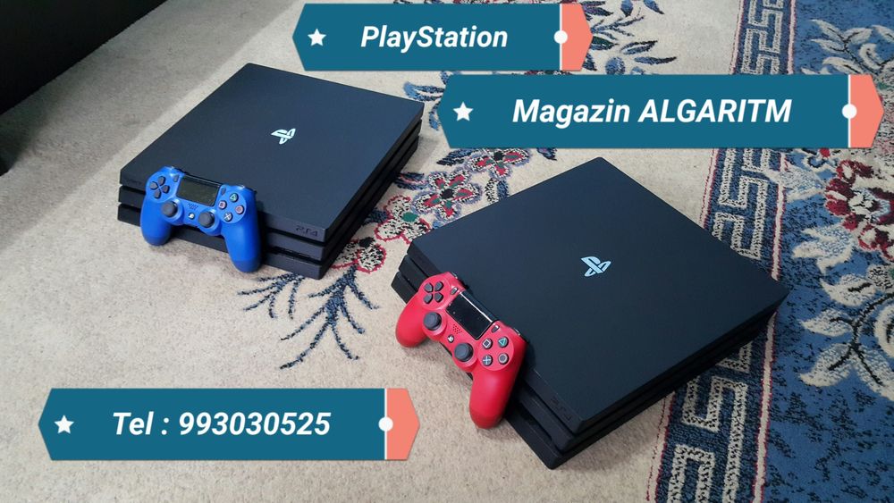 Playstation 4. PRO { 4K }. HDR. + Joystick + Games.