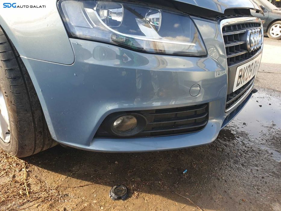 Bara Spoiler Fata FARA Grila cu Emblema Audi A4 B8 2008 - 2012 Culoare LX5X [C1816]